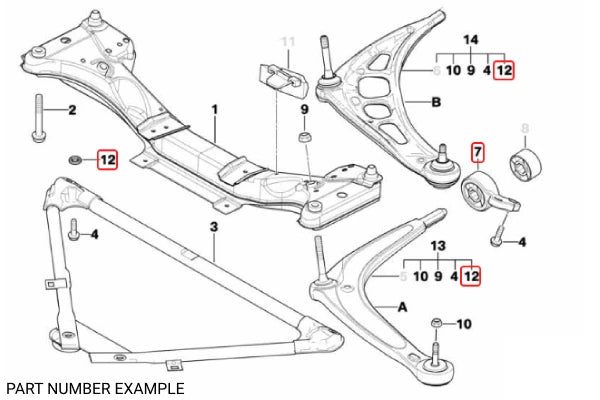 Genuine BMW Circlip Retaining Ring for E46 – 07146887434