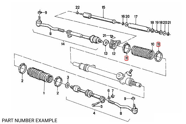 Genuine BMW Clamp Steering Rack Boot – 32111137132