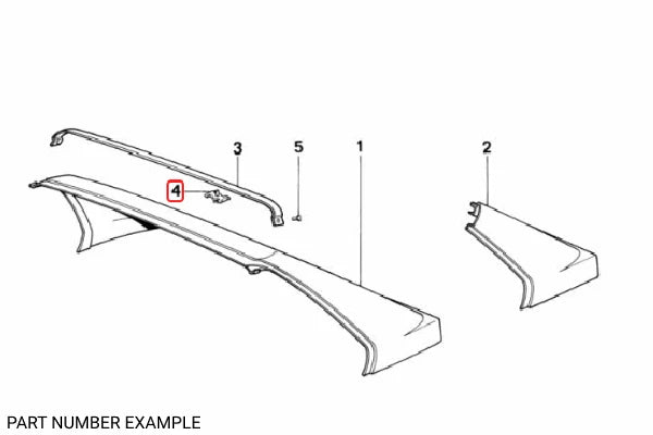 Genuine BMW Clamp for E30 M3 – 51711937638