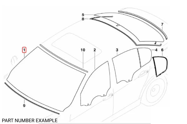 Genuine BMW A-Pillar Trim Clamp Clip for E90 E91 – 51137145109