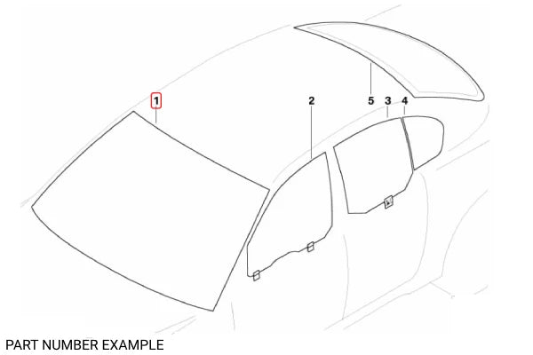 Genuine BMW Windshield Moulding Clip – 51317064098