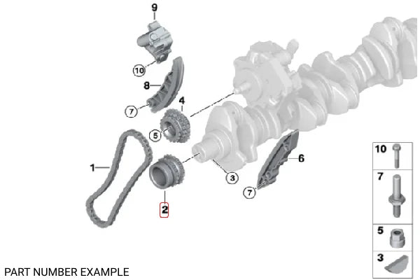 Genuine BMW Crankshaft Sprocket – 11217788982