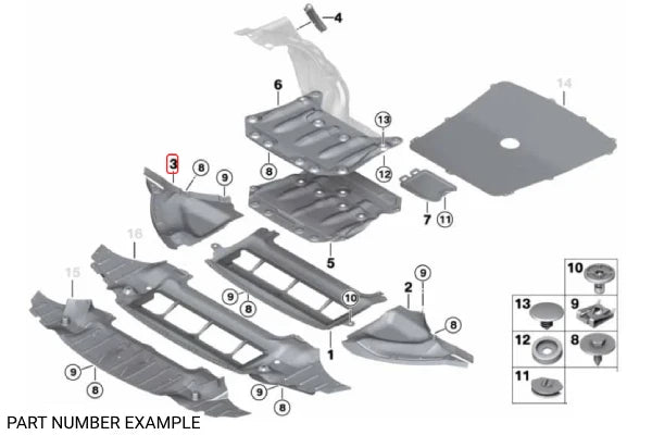 Genuine BMW Deflector Lip Right – 51718054282
