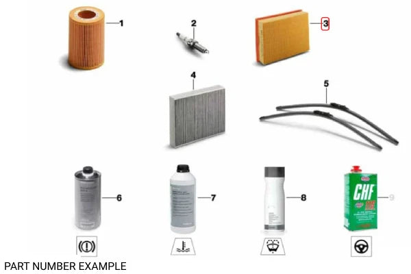 Genuine BMW High Flow Drop-In Replacement Filter - 13718580429
