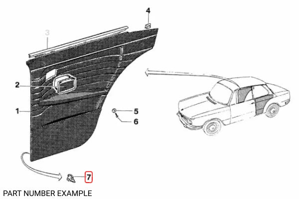 Genuine BMW Door Panel Clamp – 51411870718