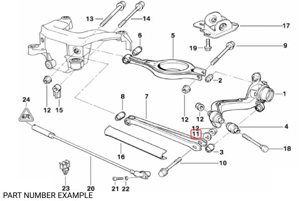 Genuine BMW Camber Adjustment Eccentric Flat Washer for E36 E46 – 33326760363