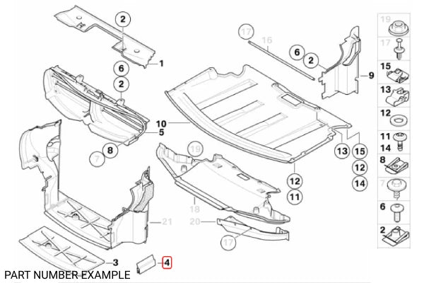 Genuine BMW Edge Protection - 51211916700