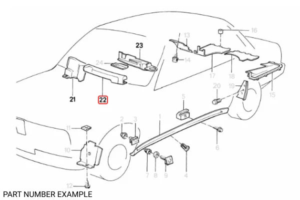 Genuine BMW Engine Wiring Harness Cover for E30 – 51711380391