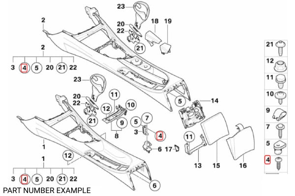 Genuine BMW Fillister Head Screw - 07147127714