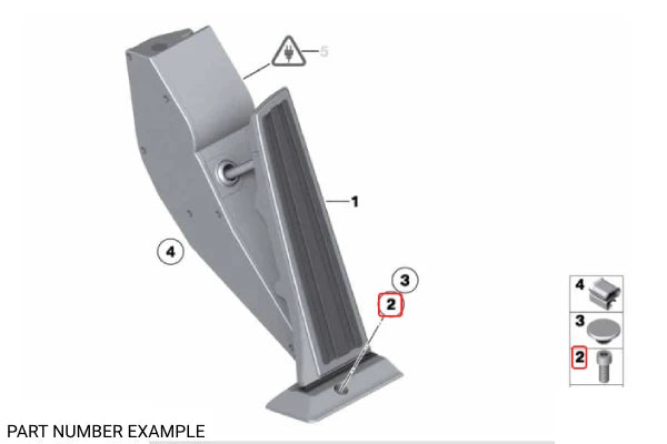 Genuine BMW M6 Fillister Head Screw – 07129905536