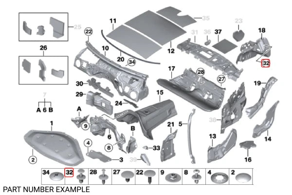 Genuine BMW Expanding Rivet / Fixing Plug - 51471911992