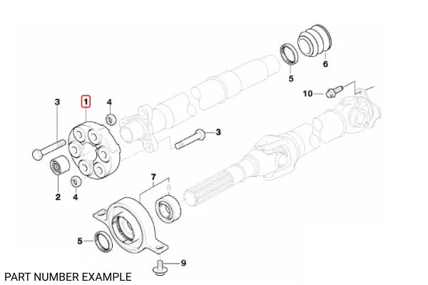 BMW Tailshaft Coupling / Flex Disc Guibo – 26111225624