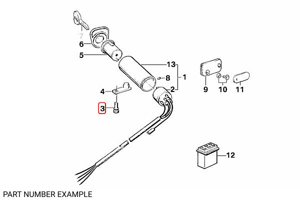 Genuine BMW Steering Lock Fracture Bolt – 32311157967