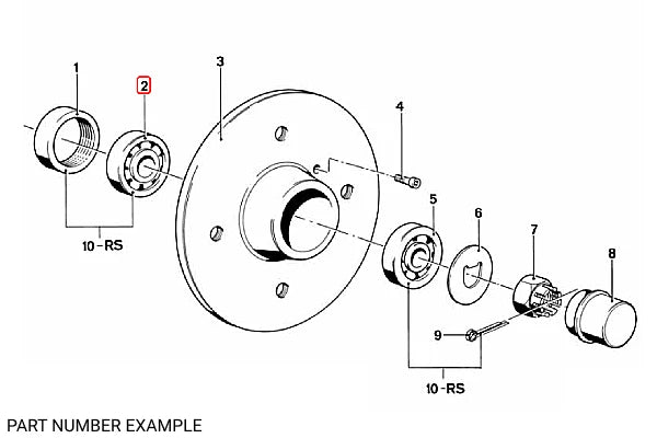 Genuine BMW Front Tapered Inner Wheel Bearing – 31212634106