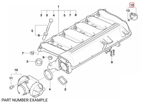 Genuine BMW Fuel Pressure Sensor – 13627792260