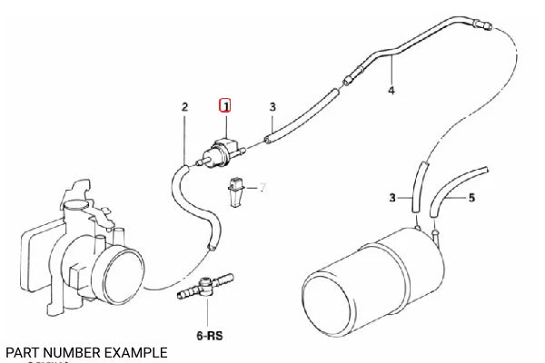 Genuine BMW Fuel Tank Breather Valve – 13901726705