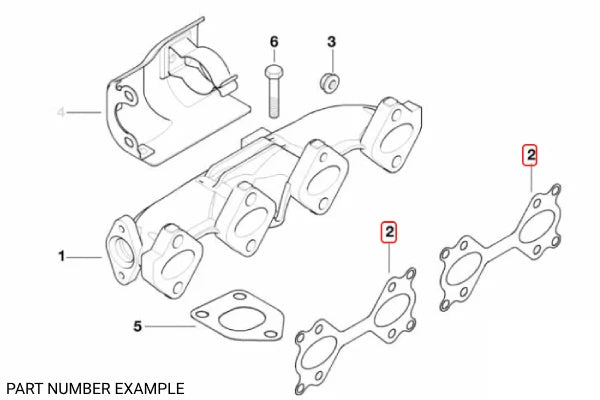 Genuine BMW Gasket Steel for M57N M57N2 – 11627798177