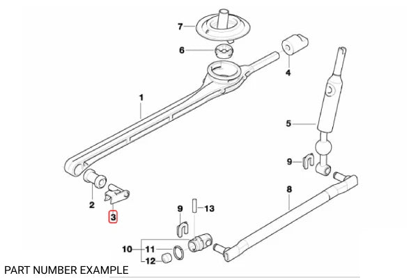 Genuine BMW Gearshift Bearing Bolt – 25111221849