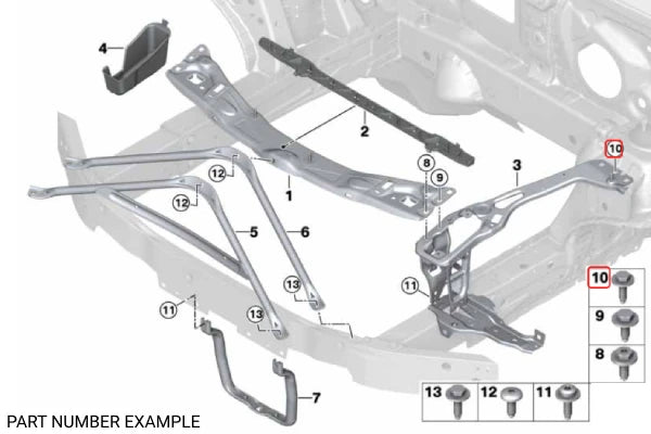 Genuine BMW Hex Bolt - 07119907898