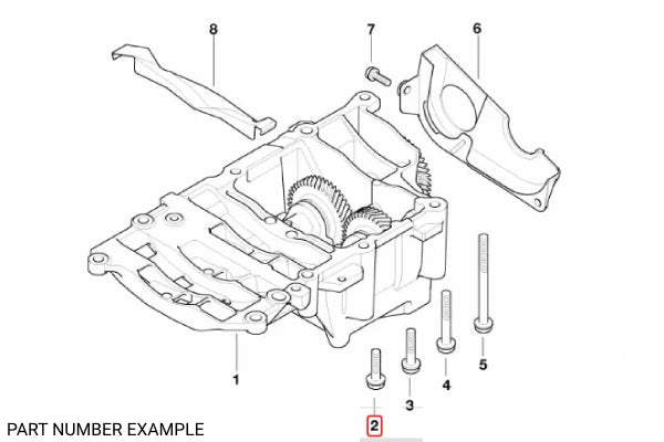 Genuine BMW Hex Bolt With Washer – 07119905532