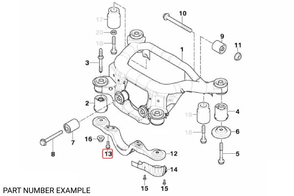 Genuine BMW Hex Bolt With Washer for E46 – 33326760345
