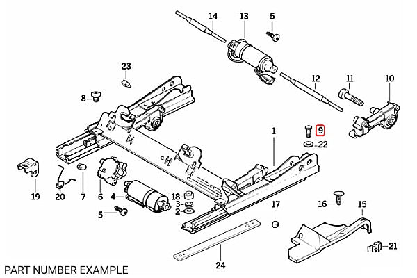 Genuine BMW Hex Bolt (M10X28) – 07119913836