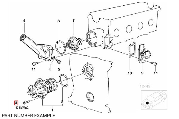 Genuine BMW Hex Bolt (M6X22) – 07119904505
