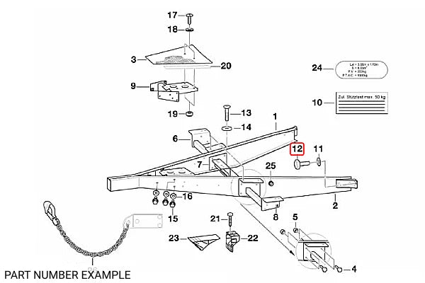 Genuine BMW Hex Bolt (M8X25) – 07119913653
