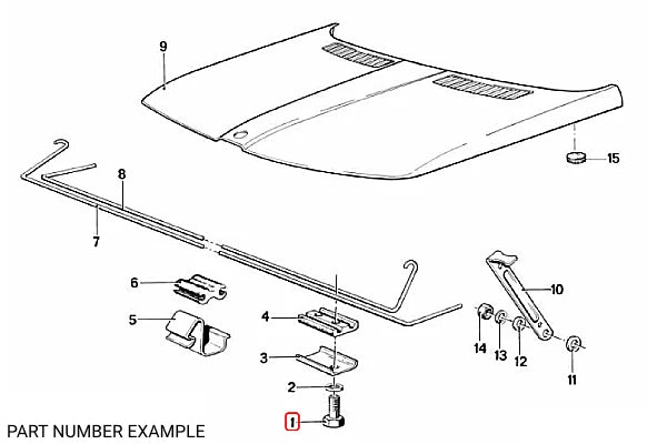 Genuine BMW Hex Bolt with Washer (M6x20) – 07119915031