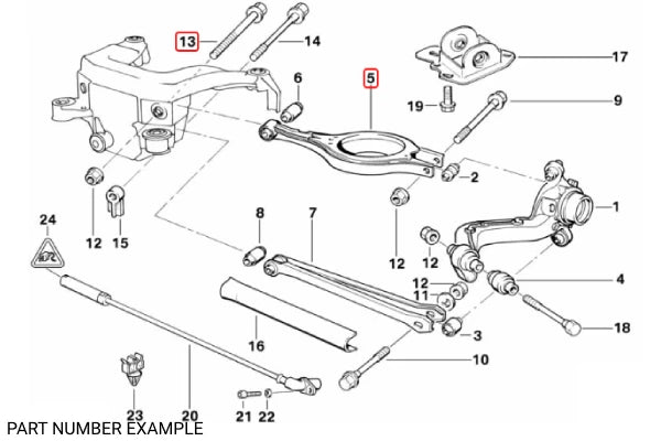 Genuine BMW Hex Bolt with Washer – 33321090693