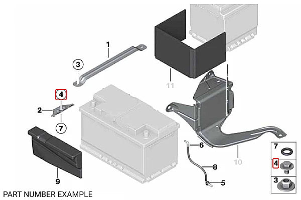 Genuine BMW Hex Bolt with Washer (M6x12) – 07119904459
