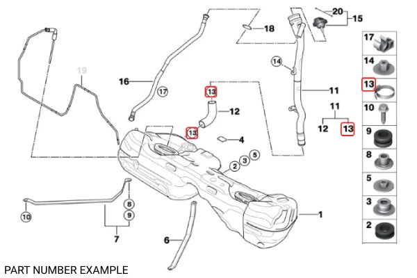 Genuine BMW Hose Clamp 42-48mm – 07129952119