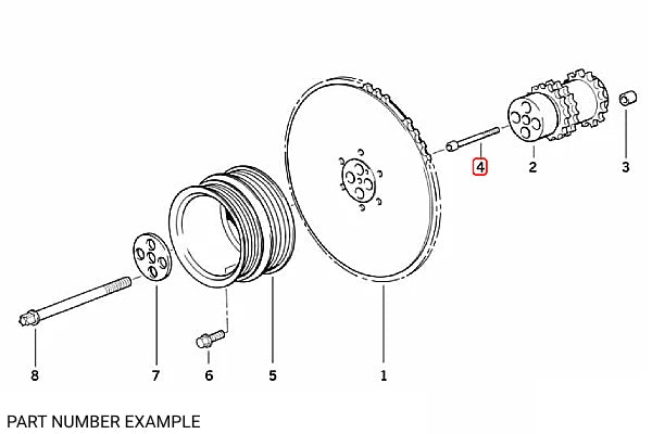 Genuine BMW Sprocket Bolt (M6x50)– 07129905539