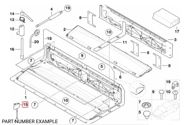 Genuine BMW Microswitch – 54318236846