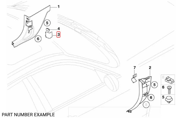 Genuine BMW OBD Plug Cover in Schwarz - 51437147543