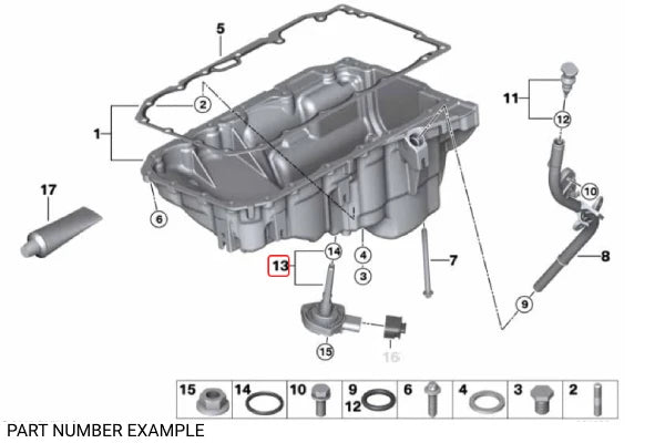 Genuine BMW Oil Level Sensor – 12617607910