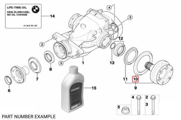 Genuine BMW Output Shaft Seal Dust Cover - Large – 33131428097