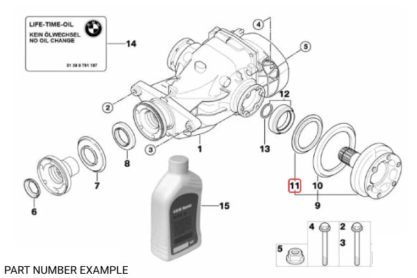Genuine BMW Output Shaft Seal Dust Cover - Small – 33131214298