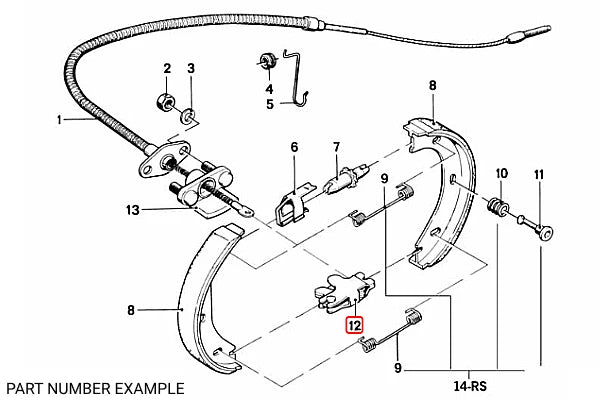 Genuine BMW Parking Brake Expanding Lock – 34416868624
