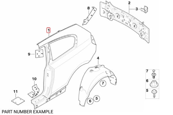 Genuine BMW Plastic Cap Nut With Washer - 07147169847