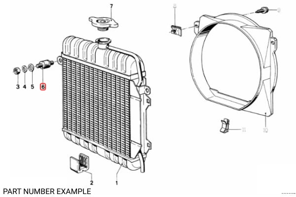 Genuine BMW Rubber Mounting for Exhaust, Radiator & Fuel Pump – 17111113699