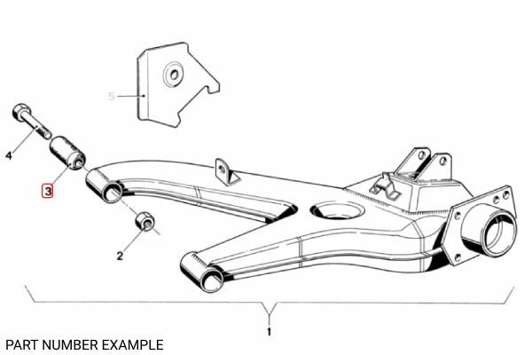 Genuine BMW Rear Trailing Arm Eccentric Bushings  – 33329058822