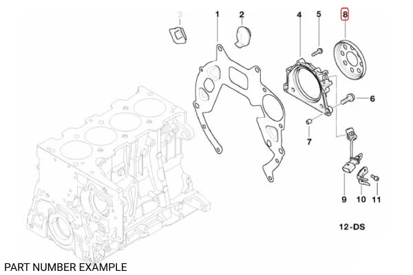 Genuine BMW Reluctor for M57N M57N2 – 11217787237