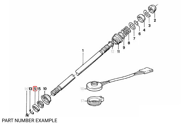 Genuine BMW Ring for Steering Column – 32311112959