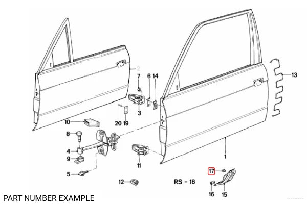 Genuine BMW Rivet - 51211916976