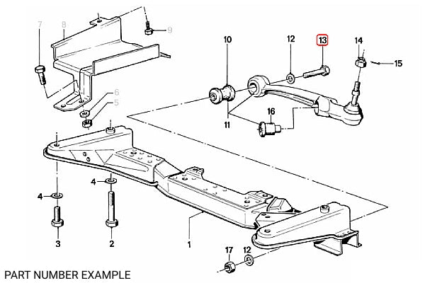 Genuine BMW Control Arm Securing Bolt – 07119914660