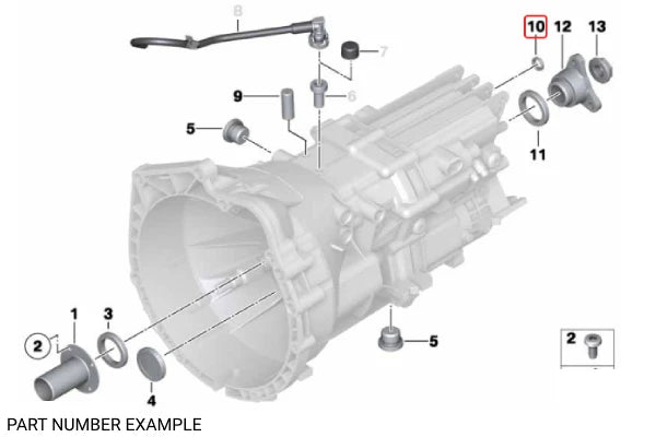 Genuine BMW Selector Shaft Seal – 23128677736