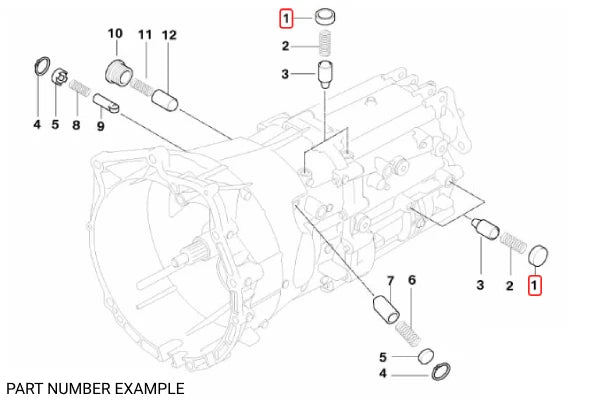 Genuine BMW Shifter Detent Pin Cover – 23317637524