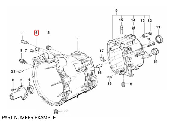 Genuine BMW Gearbox Slide Bearing – 23117533395
