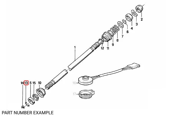 Genuine BMW Steering Column Snap Ring – 32311113566